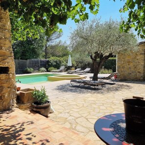 Vue sur piscine