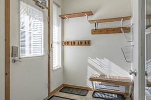 Large Entryway with Lots of Storage for Gear and Skis 