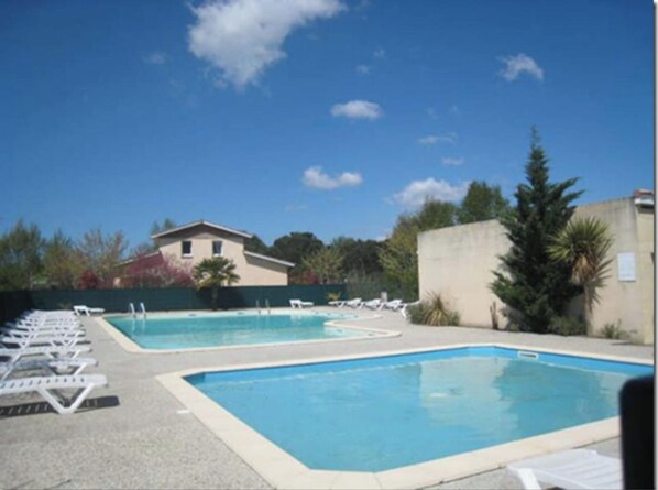 Vue sur piscine