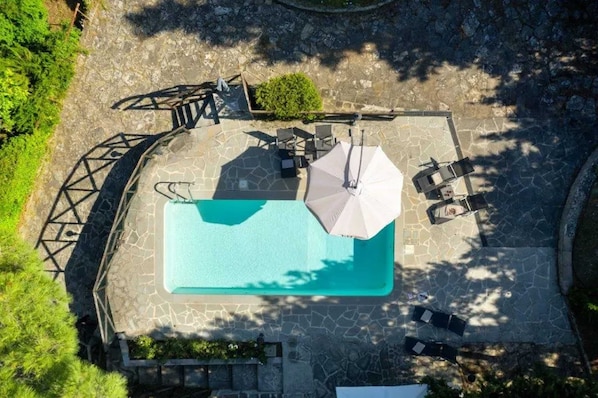 Vue sur piscine