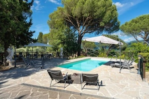 Vue sur piscine
