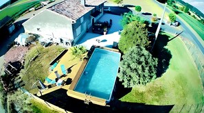 Vue sur piscine
