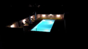 Vue sur piscine