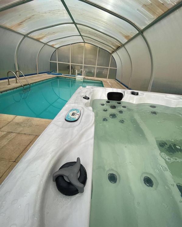 Vue sur piscine