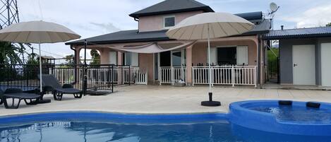 Swimming pool view