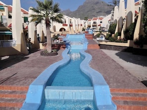 Vista a la piscina
