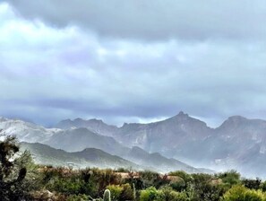 Balcony View on a rare rainy day!