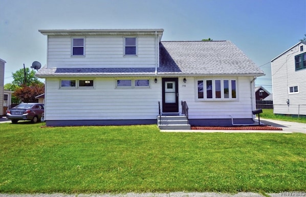 Outside of the house