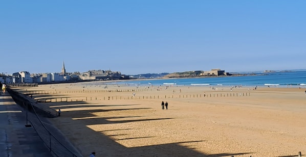 Plage du sillon à Saint Malo