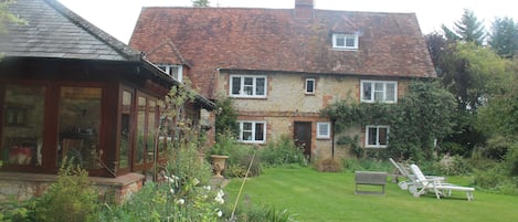 rear view of house from garden