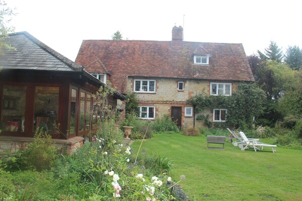 rear view of house from garden