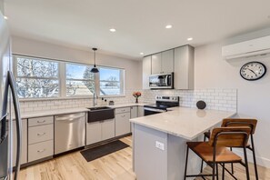 Fully stocked kitchen