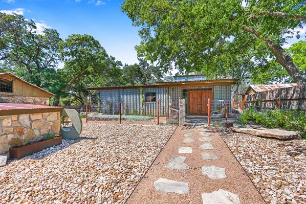 Cherish the serene hill country landscape from the Bodega House