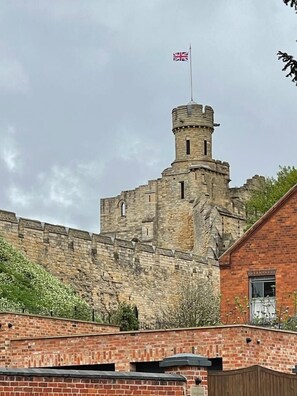 View of Lincoln Castle from master bedroom