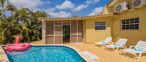 Cozy Central 4BR3BA Home w/ Pvt Pool ~ LargeGarden (14105)