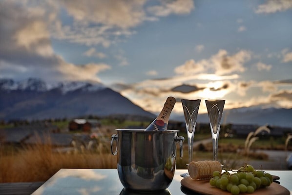 Great place to sit back and enjoy the view from the front patio