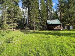 The cabin at Camp Leland - a perfect couple's getaway in the mountains.  