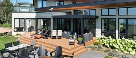 Soak up the sun and unwind on our expansive deck with ample seating