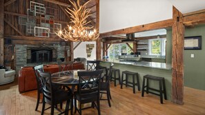 Common Man Living Room with items from the Restaurant