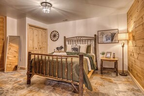 Lower level queen bedroom