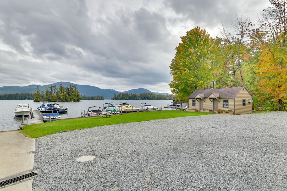 Lake George Waterfront Cabin w/ On-Site Marina!