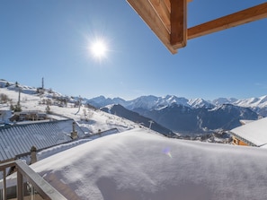 Blick von der Unterkunft