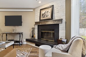 Living Room with Fireplace