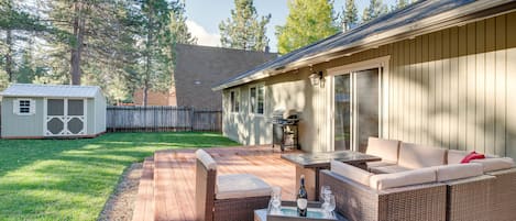 South Lake Tahoe Vacation Rental | 3BR | 2BA | Steps Required to Enter