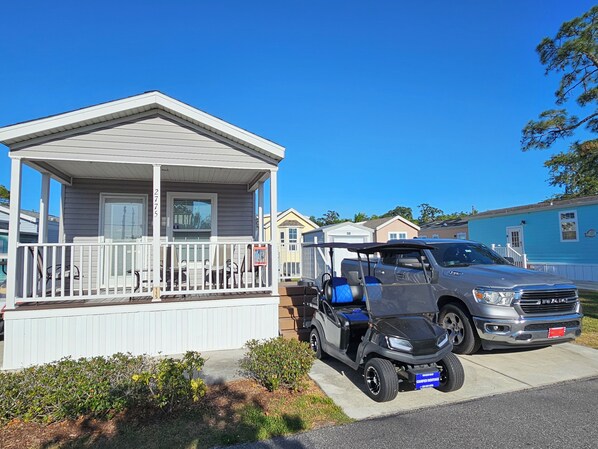 Golf Carts use with House
7 nights or more @ $5/nt 
Less than 7 nights @ $10/nt
