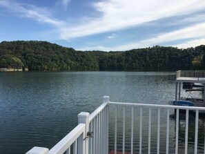 View from party deck on the water facing south