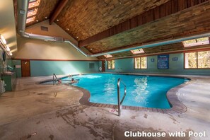 1 of 2 heated indoor pools in Snowater Resort.