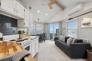 Living room with scenic views.