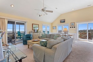 Enjoy unique views of the Cape Hatteras Lighthouse from the Living Area, something you'll be hard-pressed to find elsewhere!