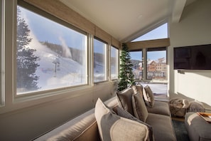 Views of Eagle lift, Center Village, and Copper Mountain
