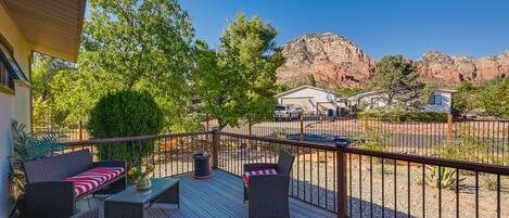 Sedona Vacation Rental | 3BR | 2BA | 1,700 Sq Ft | Stairs Required