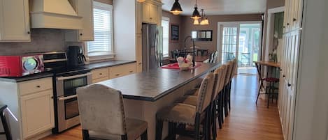 Large Kitchen and Dining Area.