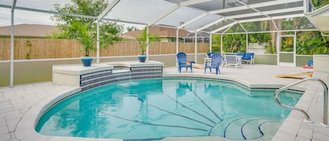 Cape Coral Vacation Rental | 3BR | 2BA | 1,845 Sq Ft | 1 Exterior Step Required