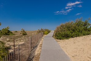 Beach path at the end of the street