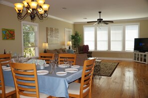 Open floor plan with amazing view of the Gulf