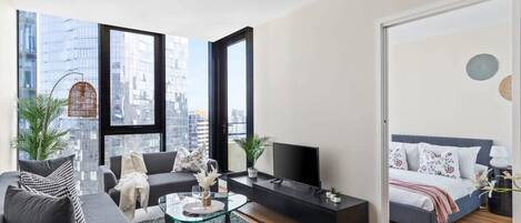 A tastefully furnished interior.