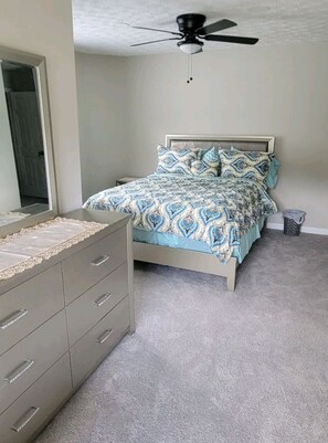 Bedroom 1 with queen bed 