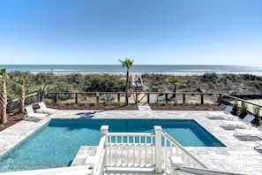 Pool views from the porch