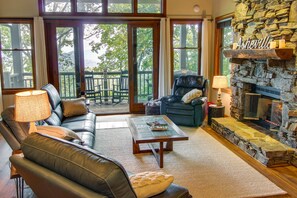 Living Room | Main Floor | Central A/C | Fireplace