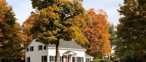 Lagrange Farmhouse and front lawn