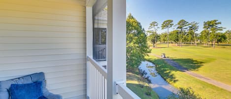 Myrtle Beach Vacation Rental | 2BR | 2BA | 850 Sq Ft | Staircase to Enter