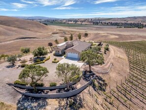 Ariel view of the home