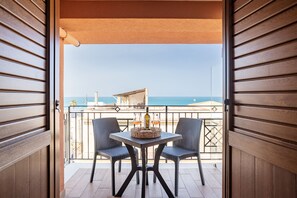 Blick vom Balkon