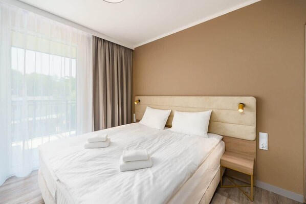Comfortable double bed