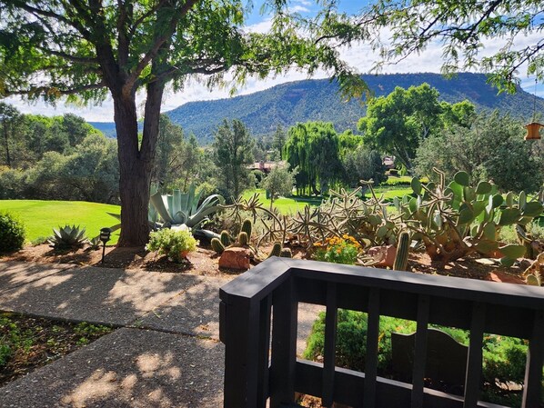 Gorgeous Golf Course view from the front Patio