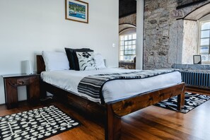 Master en-suite bedroom with river and marina views